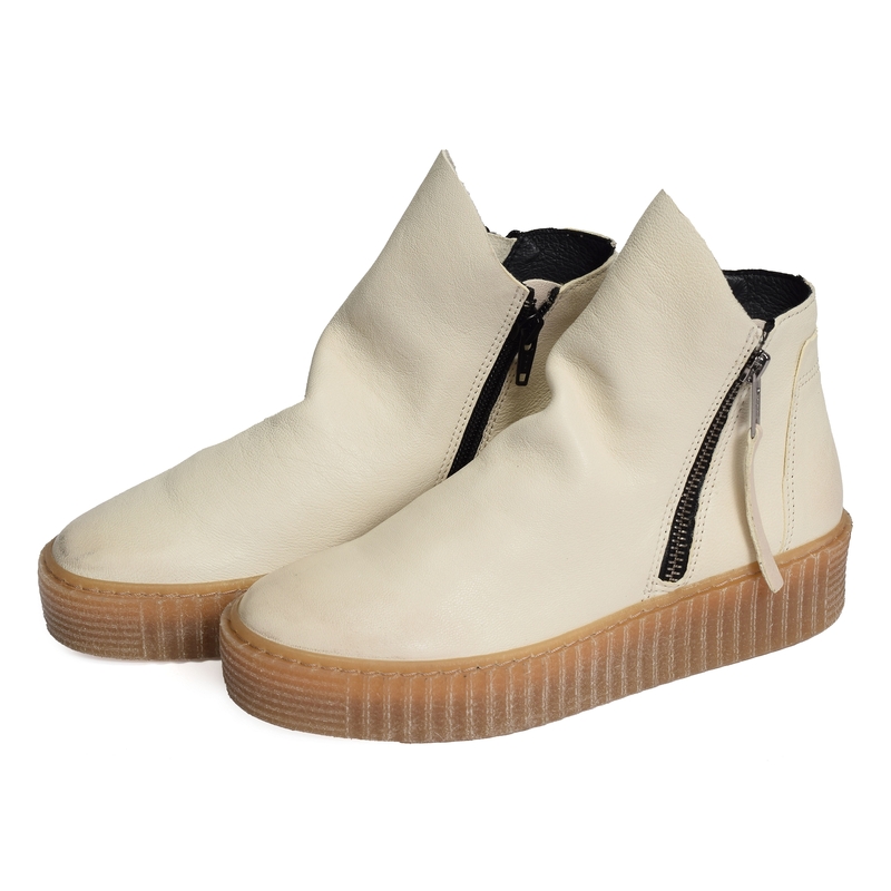 411 Blanc, Bottines Follia Dolce