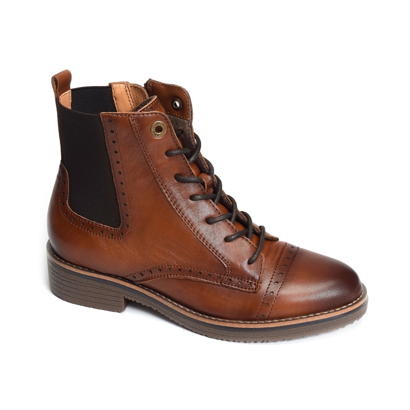 GELINE Cognac, Boots Fugitive