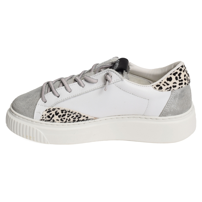 C1342 W Blanc Argent, Sneakers basses Cetti