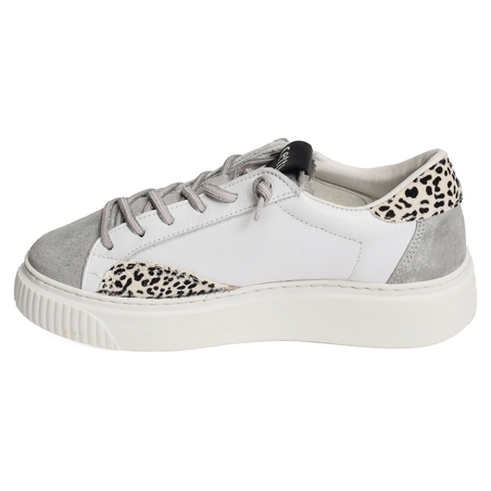 C1342 W Blanc Argent, Sneakers basses Cetti