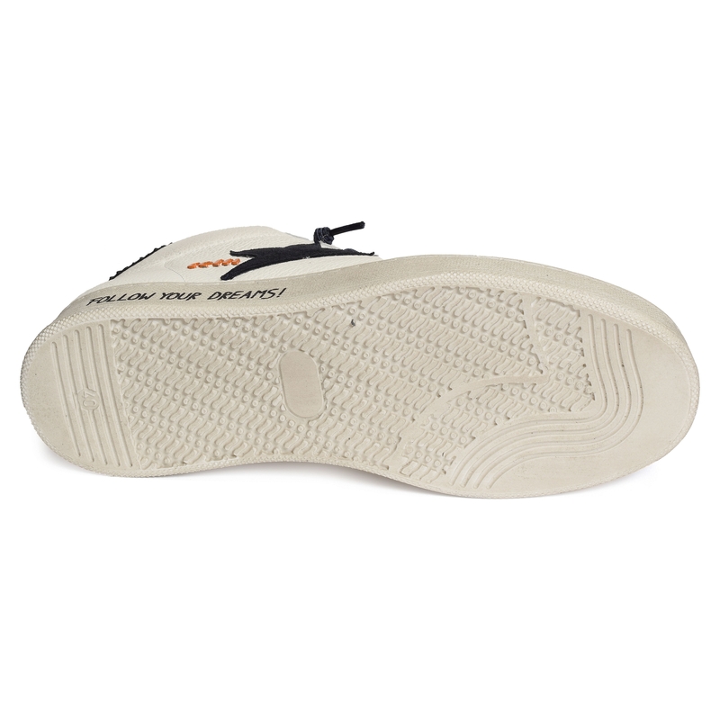 C1333 Blanc Marine, Baskets montantes Cetti