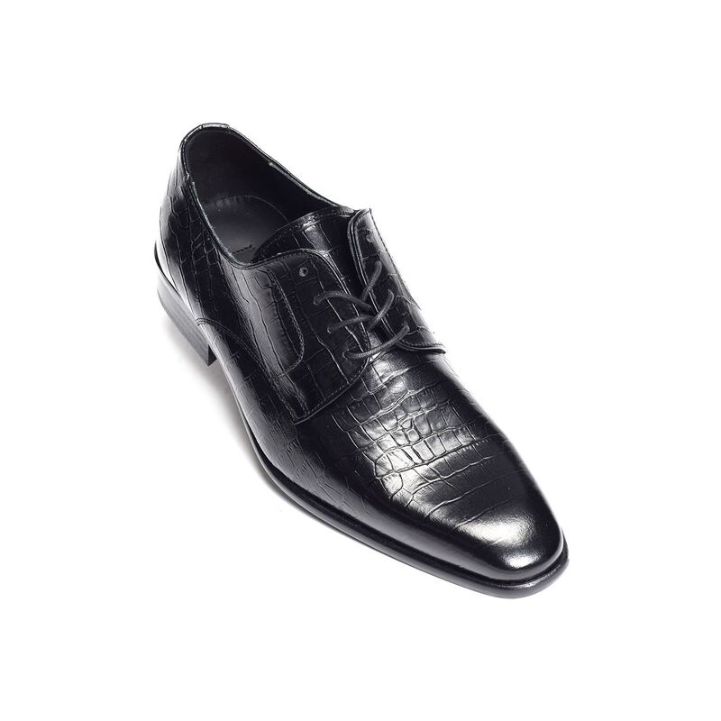 JAKOU Noir, Chaussures de Ville Pierre Cardin