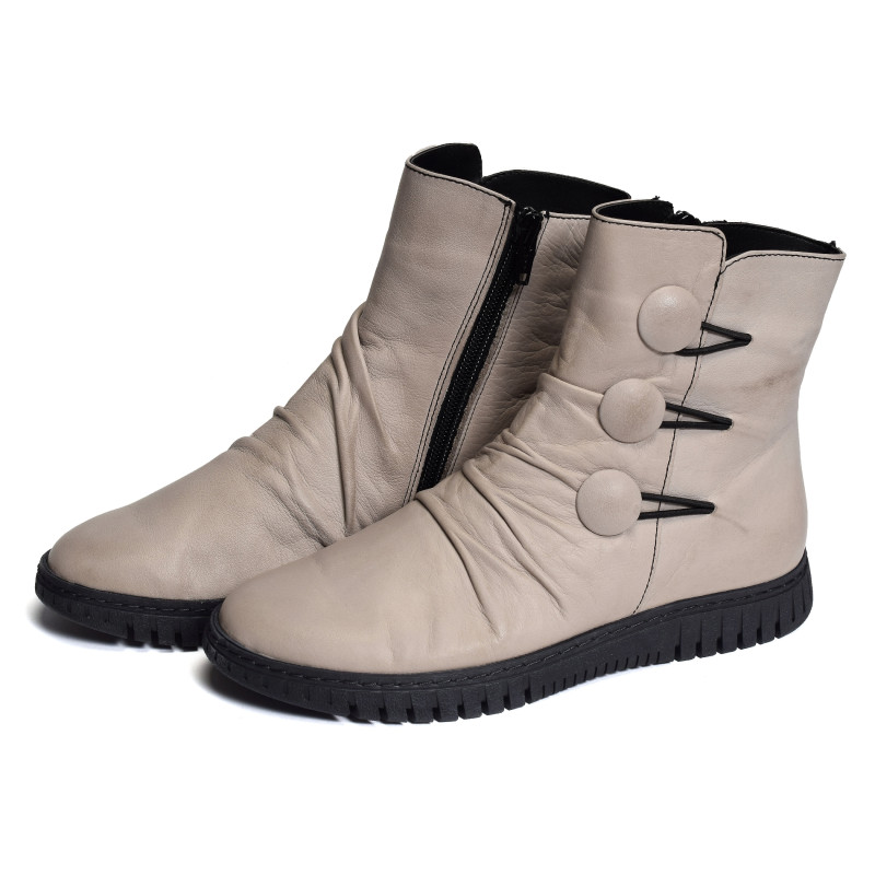 DIAMANT Ecru, Bottines Karyoka