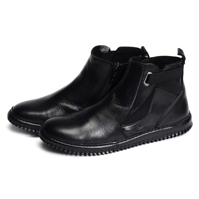 COFFRE Noir, Bottines Karyoka