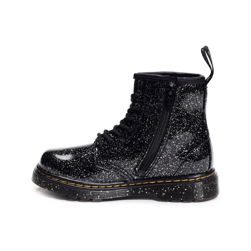 1460 TOD JUNIOR Noir Argent, Boots Dr Martens