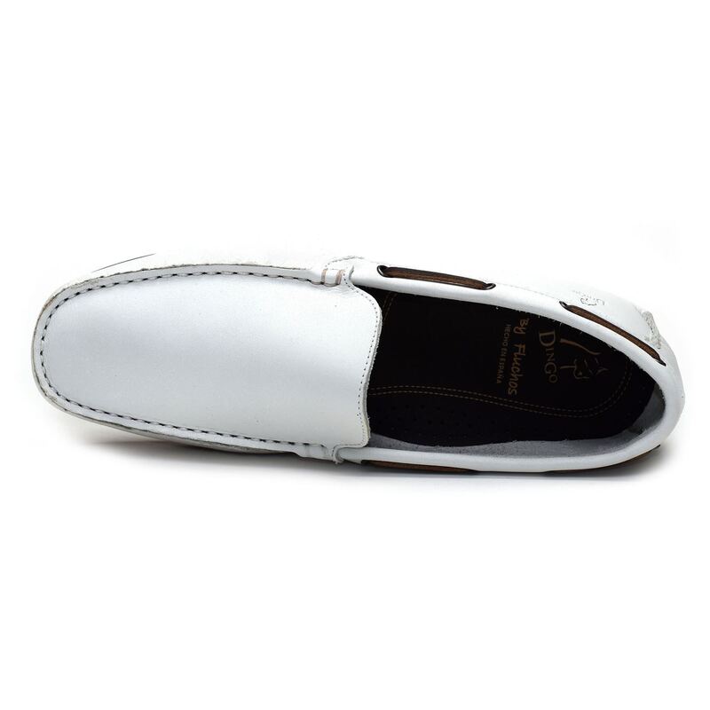 DINGO 6806 Blanc, Mocassins Fluchos