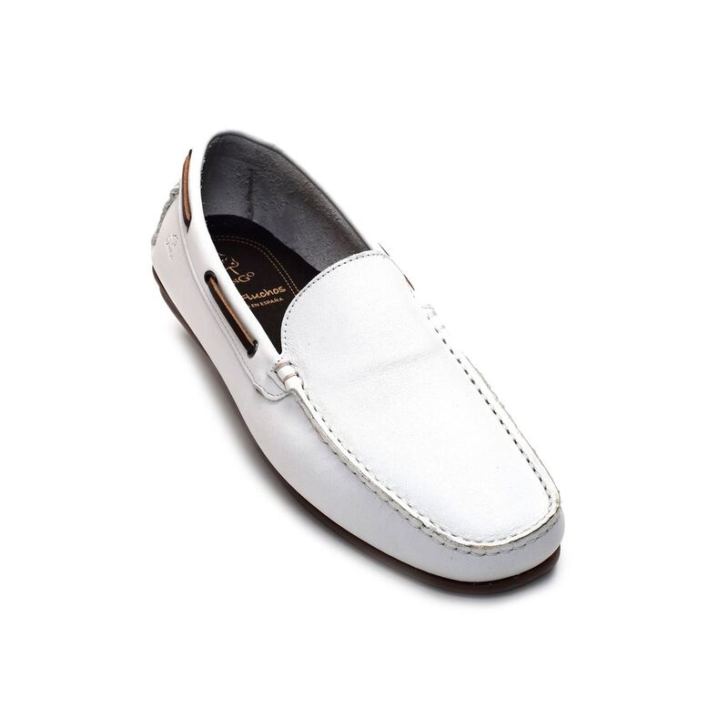 DINGO 6806 Blanc, Mocassins Fluchos