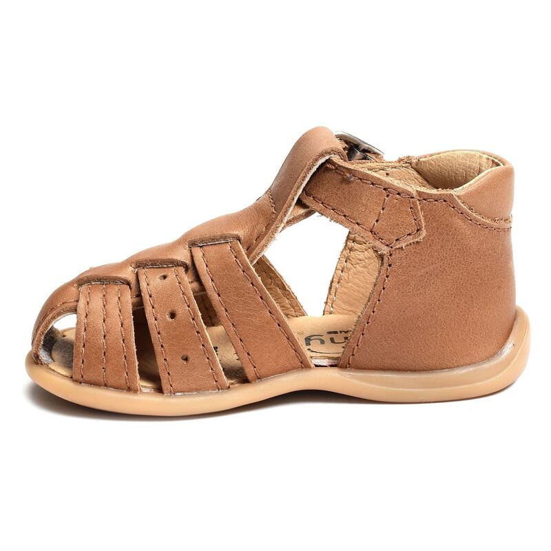 PARVI Camel, Sandales plates & Nu-Pieds Bellamy