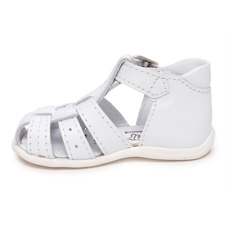 PARVI Blanc, Sandales plates & Nu-Pieds Bellamy