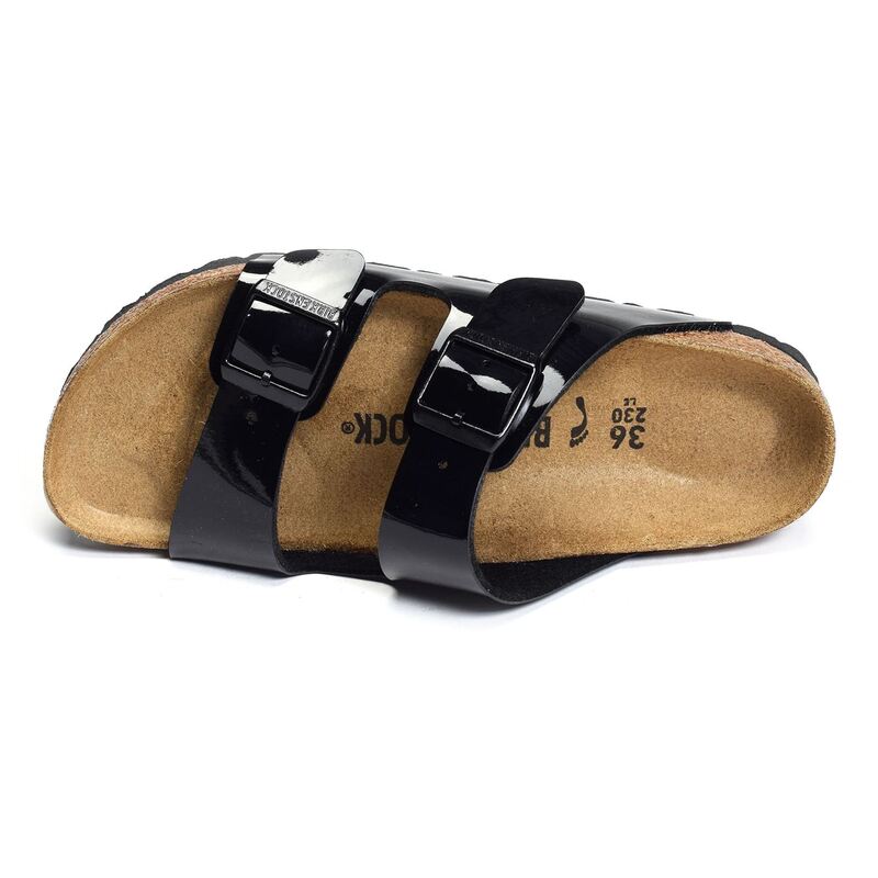 ARIZONA W Verni Noir, Mules Birkenstock