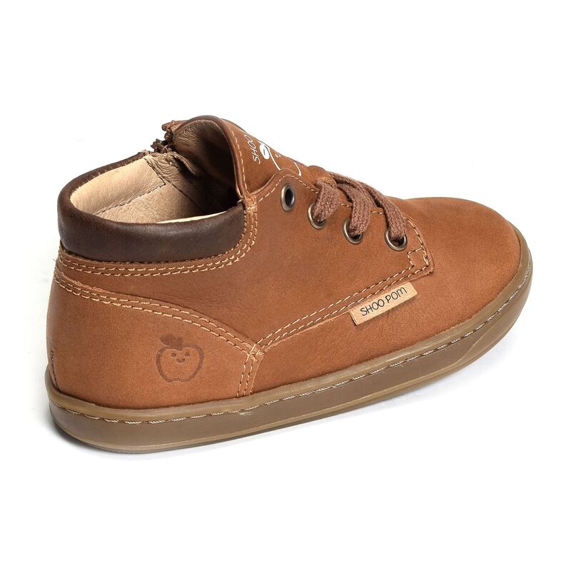 BOUBA ZIP DESERT Camel, Chaussures à Lacets Shoopom