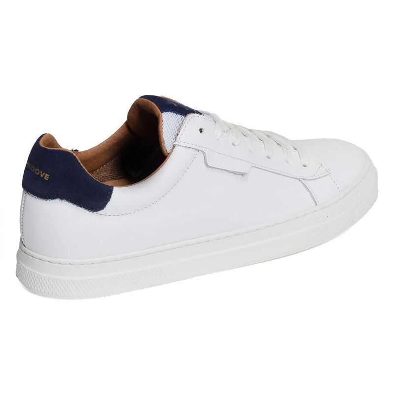 SPARK CLAY Blanc Marine, Sneakers basses Schmoove