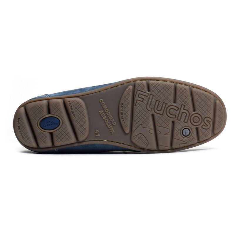 9075 Bleu, Mocassins Fluchos