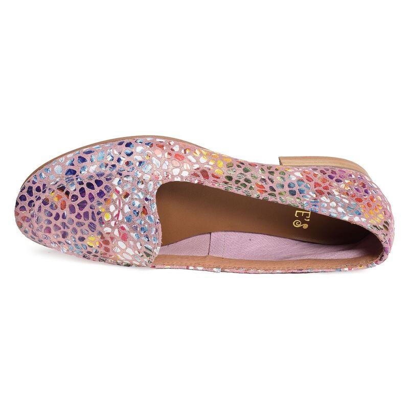 SUAVE Rose Multicolore, Mocassins Folie's