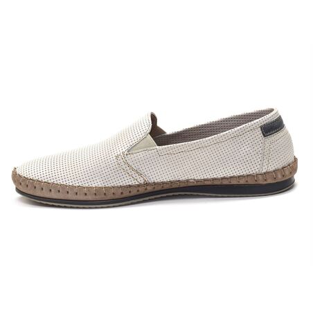 BAHAMAS 8674 Blanc, Mocassins Fluchos