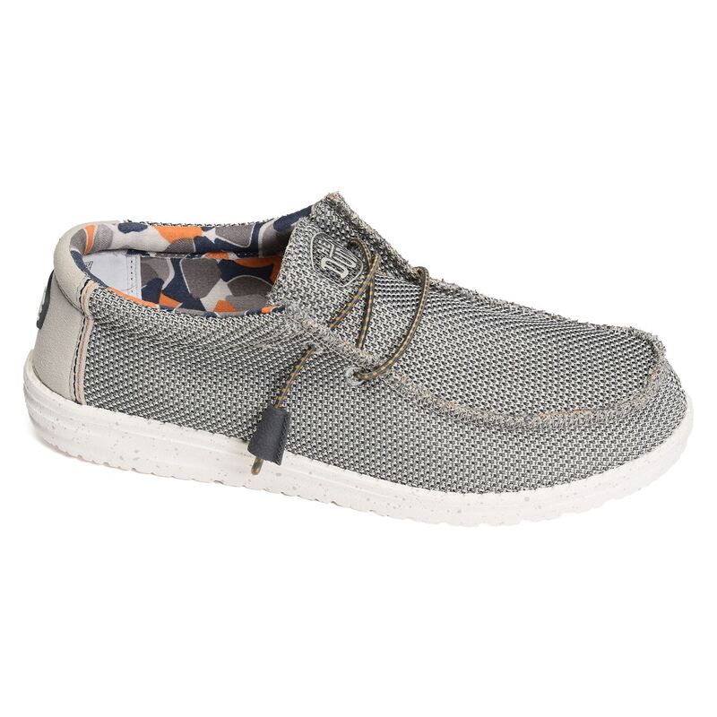 WALLY SOX Gris Bleu, Chaussures basses HeyDude