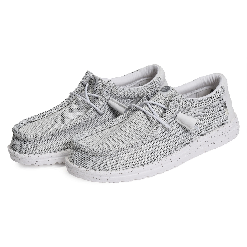 WALLY SOX Blanc, Chaussures basses HeyDude