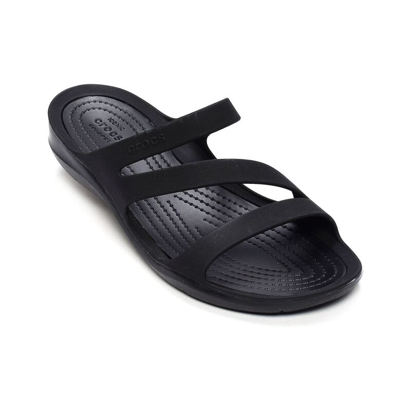 SWIFTWATER SANDAL W Noir Noir, Claquettes Crocs