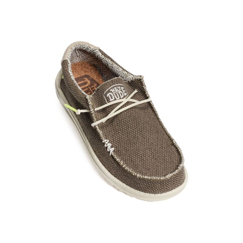 WALLY BRAIDED Taupe, Chaussures basses HeyDude