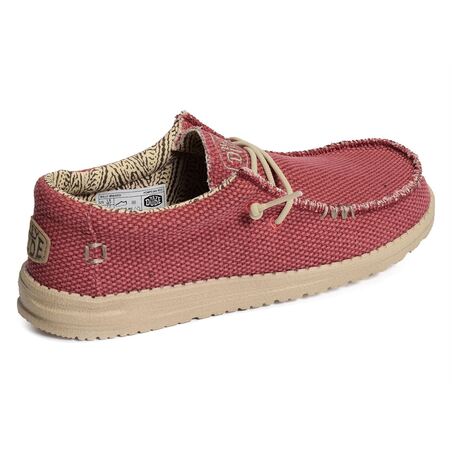 WALLY BRAIDED Rouge, Chaussures basses HeyDude