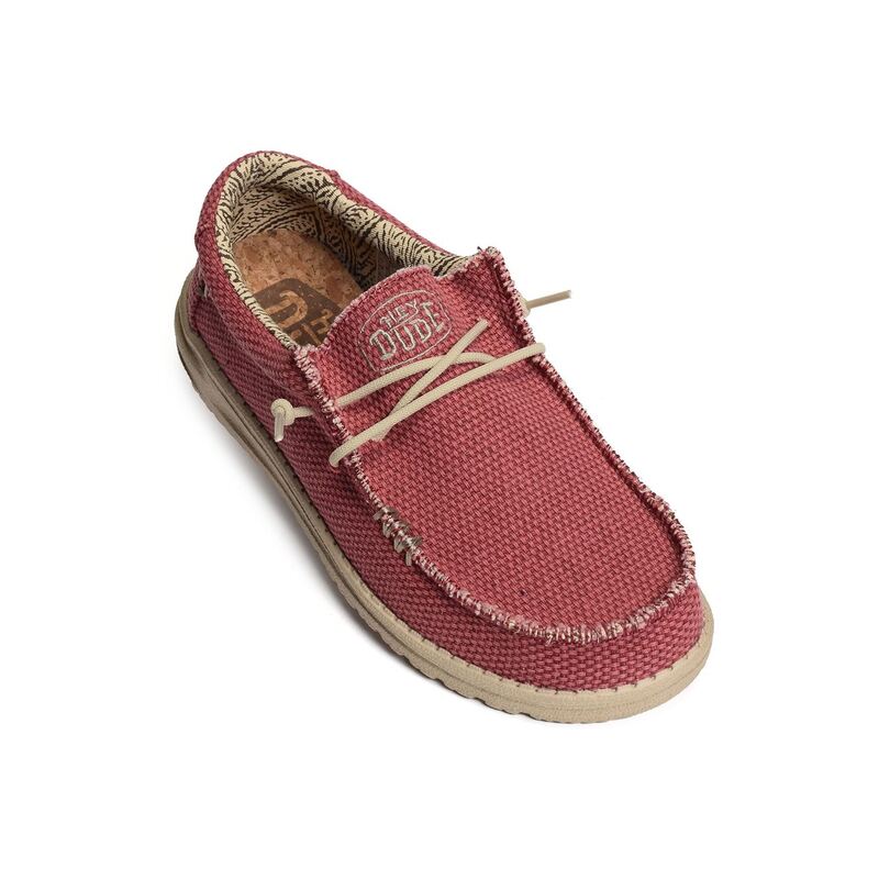 WALLY BRAIDED Rouge, Chaussures basses HeyDude