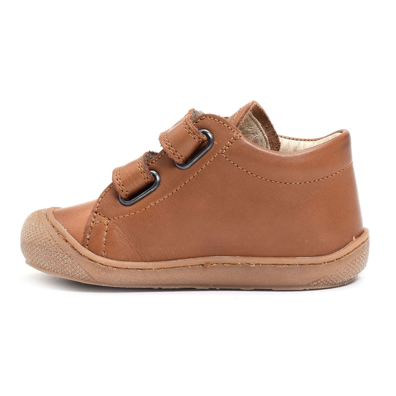 COCOON VELCRO BOY CLASSIC Cognac, Chaussures à Scratch Naturino