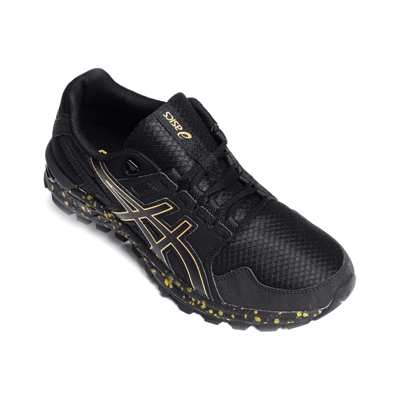 GEL CITREK Noir Or, Baskets running Asics