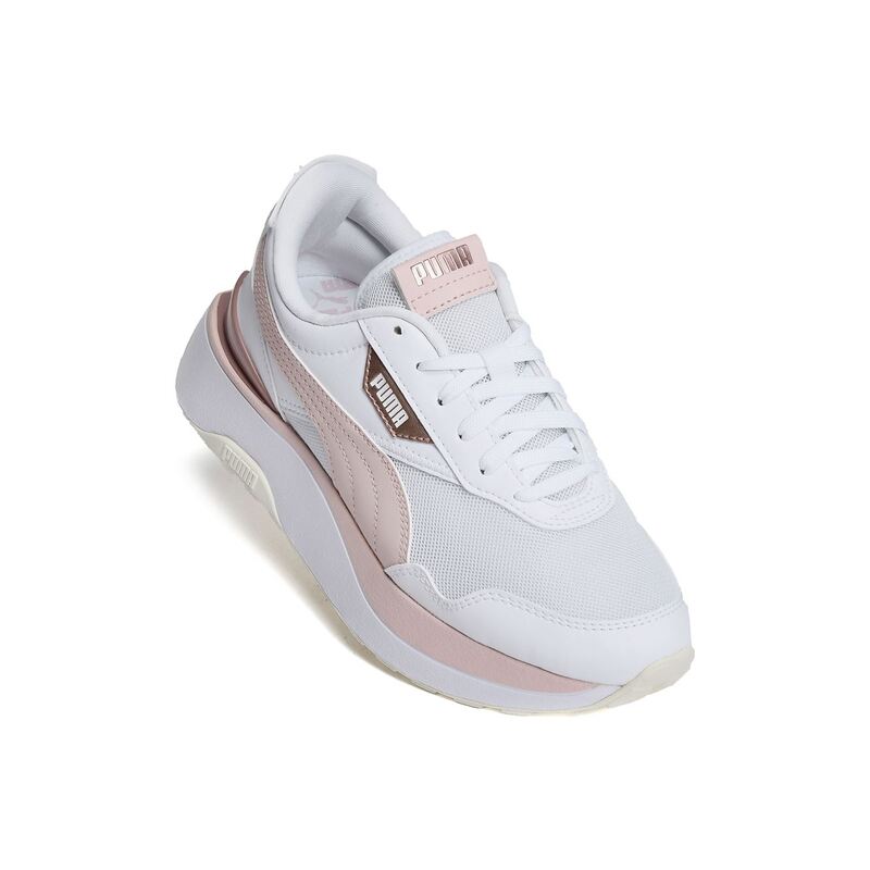 CRUISE RIDER Blanc Rose, Baskets running Puma