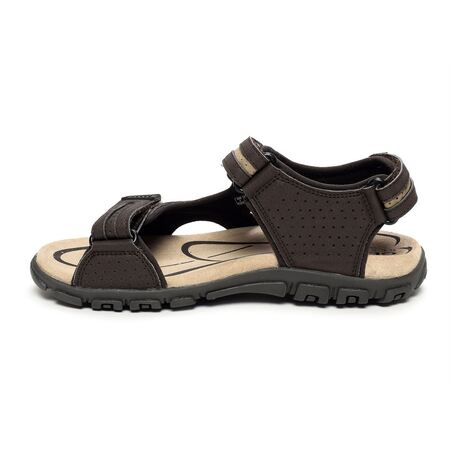 U SANDAL STRADA D Marron, Sandales plates & Nu-Pieds Geox