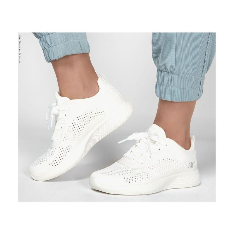 BOBS SQUAD 2 Blanc, Baskets running Skechers