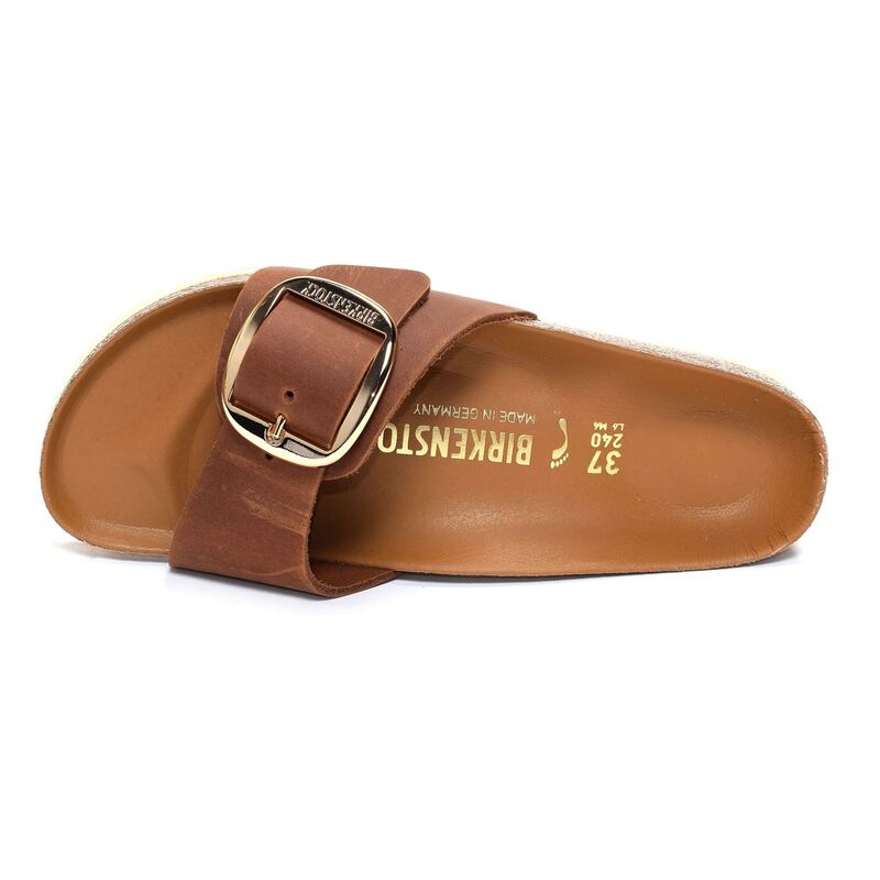 MADRID BIG BUCKULE Cognac, Mules Birkenstock