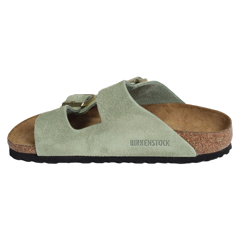 ARIZONA SFB CUIR W Vert Clair, Mules Birkenstock