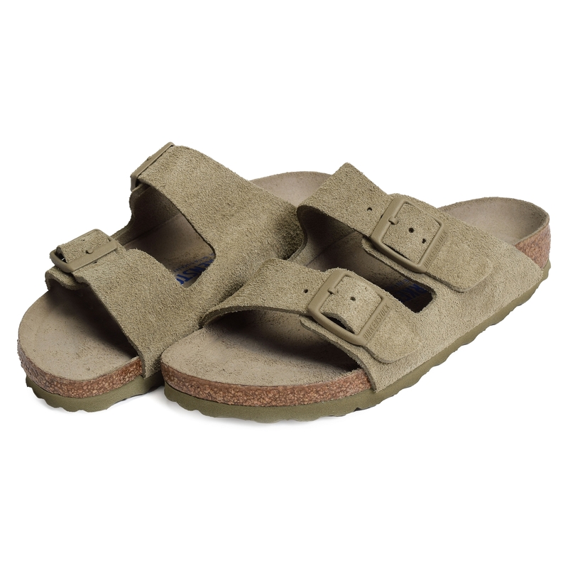 ARIZONA SFB CUIR W Kaki Beige, Mules Birkenstock