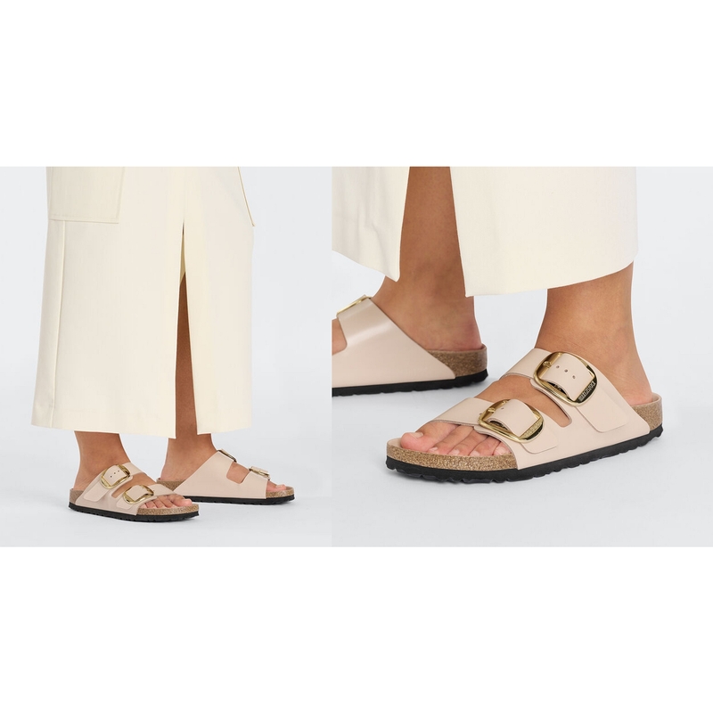 ARIZONA BIG BUCKLE Beige, Mules Birkenstock