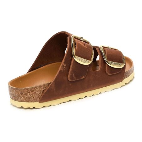 ARIZONA BIG BUCKLE Cognac, Mules Birkenstock