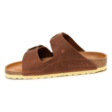 ARIZONA BIG BUCKLE Cognac, Mules Birkenstock