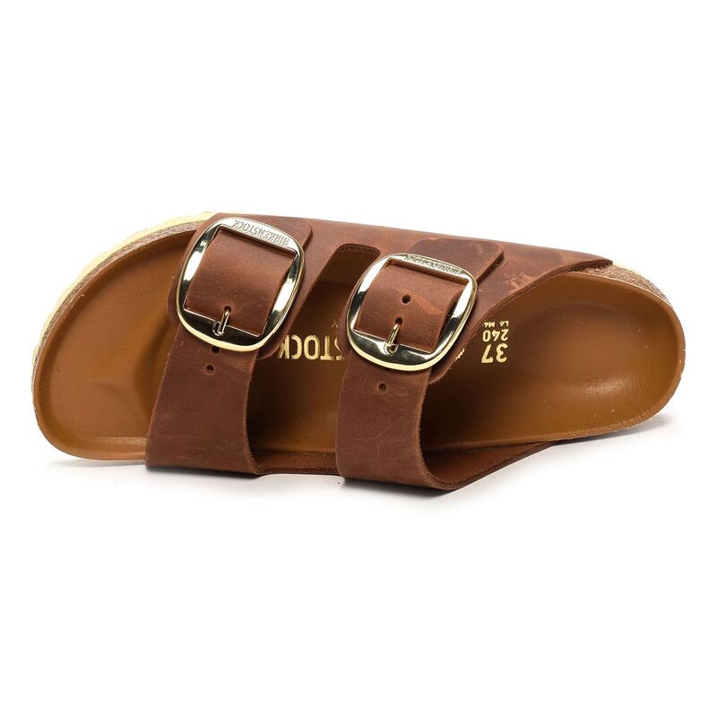 ARIZONA BIG BUCKLE Cognac, Mules Birkenstock