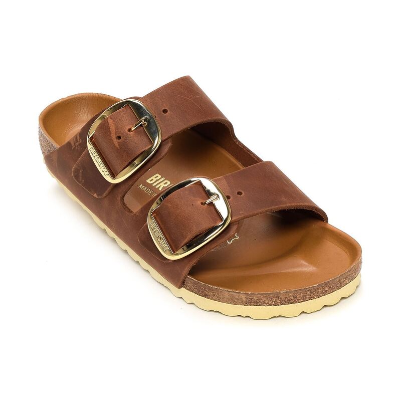 ARIZONA BIG BUCKLE Cognac, Mules Birkenstock