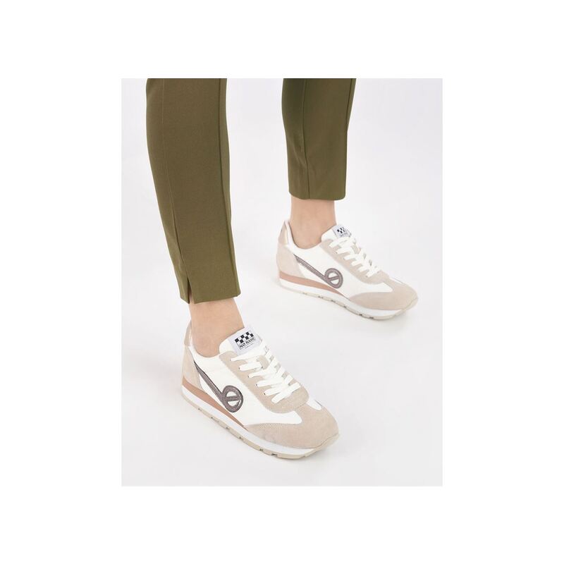 CITY RUN JOGGER Beige Blanc, Sneakers basses No Name