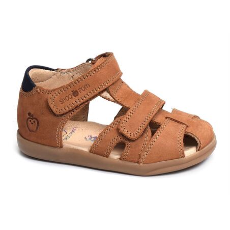 PIKA SCRATCH Camel, Sandales plates & Nu-Pieds Shoopom