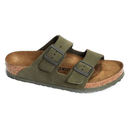 ARIZONA SFB CUIR Kaki, Mules Birkenstock