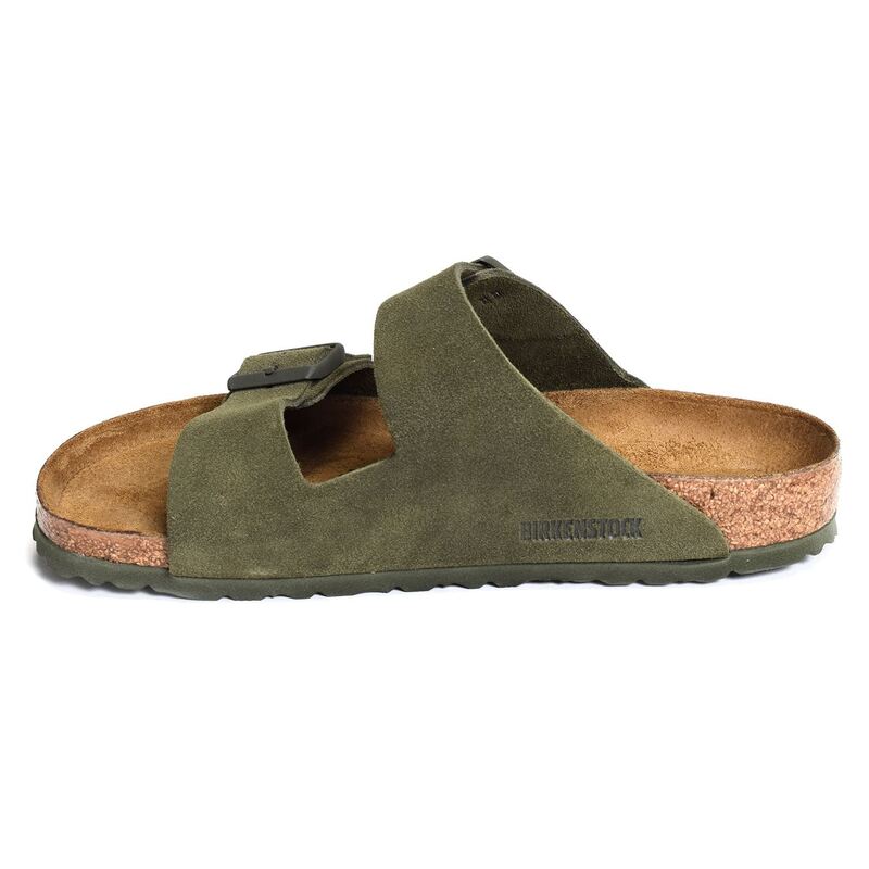 ARIZONA SFB CUIR Kaki, Mules Birkenstock