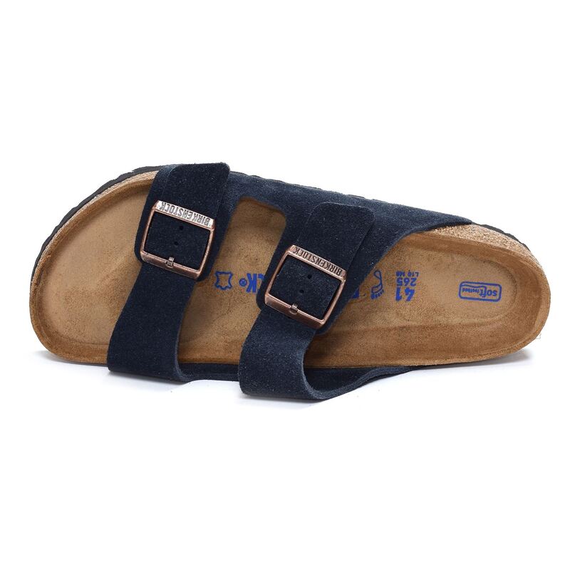 ARIZONA SFB CUIR Marine, Mules Birkenstock