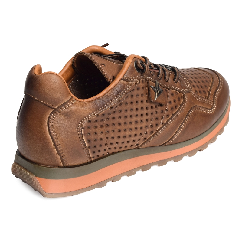 C848 Marron Orange, Baskets running Cetti