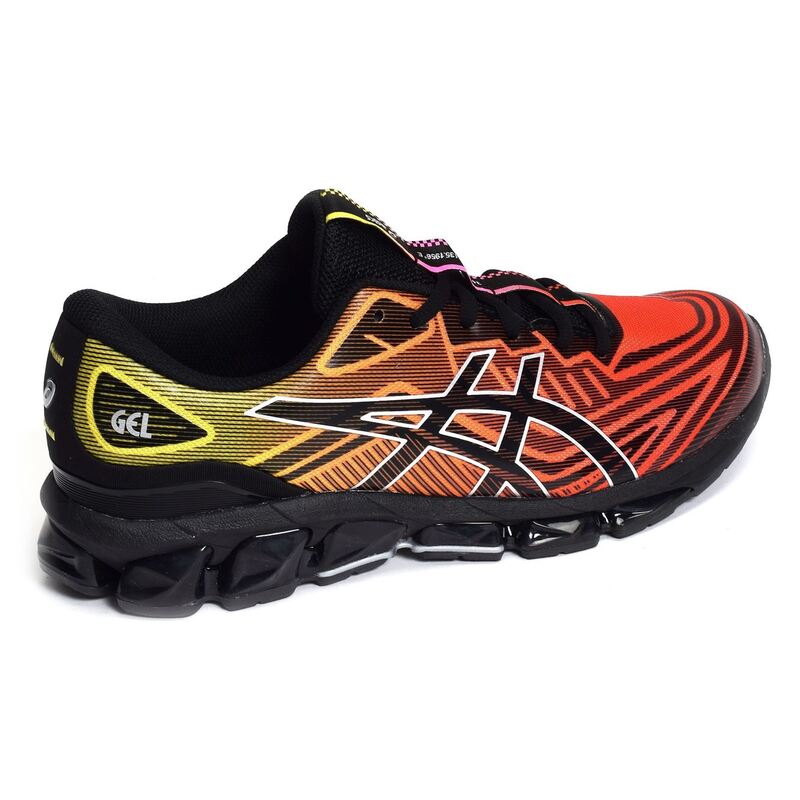 GEL QUANTUM 360 Rouge Orange, Baskets running Asics