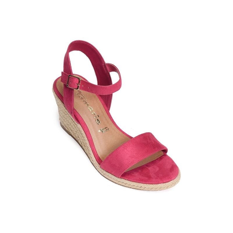 28300 Fuchsia, Sandales compensées Tamaris