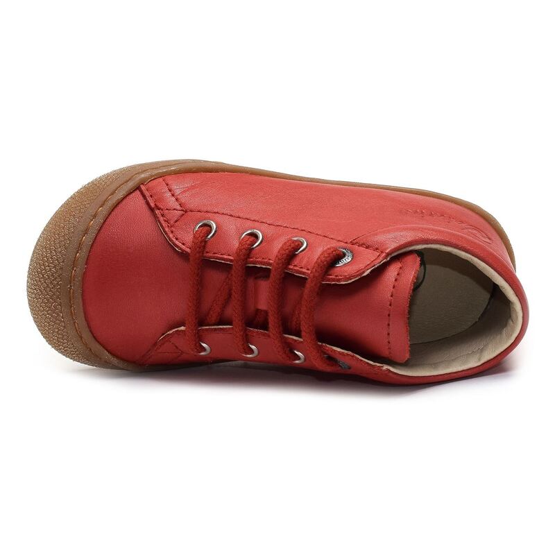 COCOON BOY CLASSIC Rouge, Chaussures à Lacets Naturino