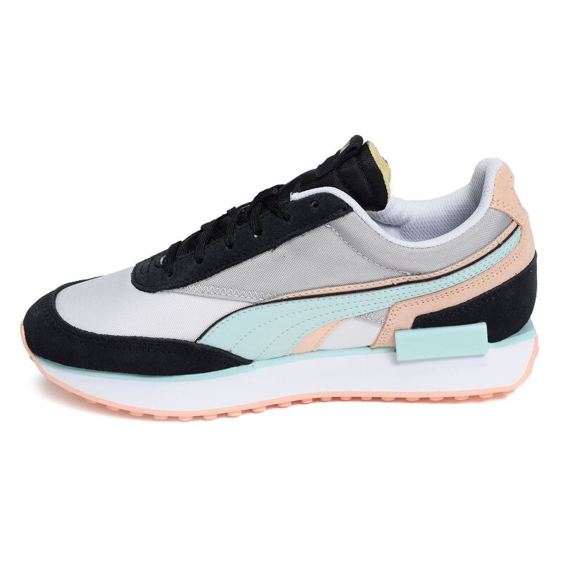 FUTURE RIDER Noir Turquoise, Baskets running Puma