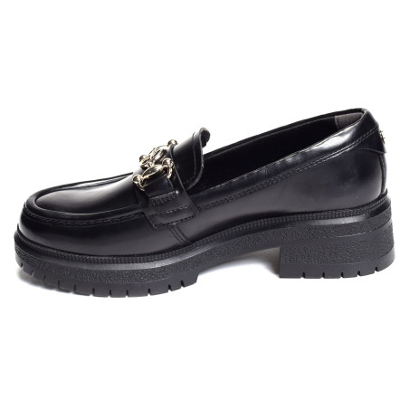 24708 Noir, Mocassins Tamaris