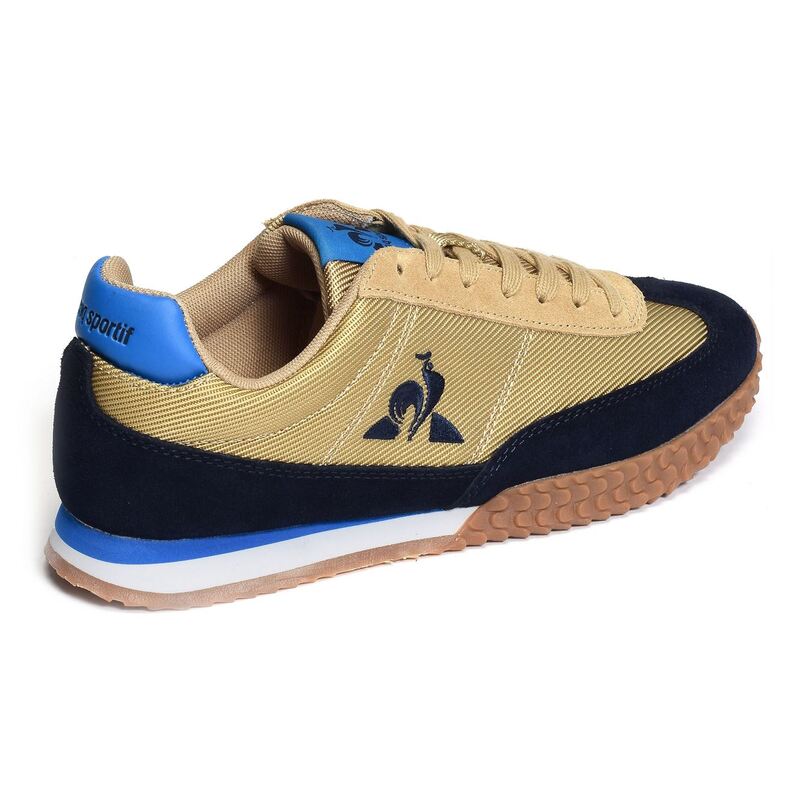 VELOCE Beige Bleu, Baskets running Le Coq Sportif